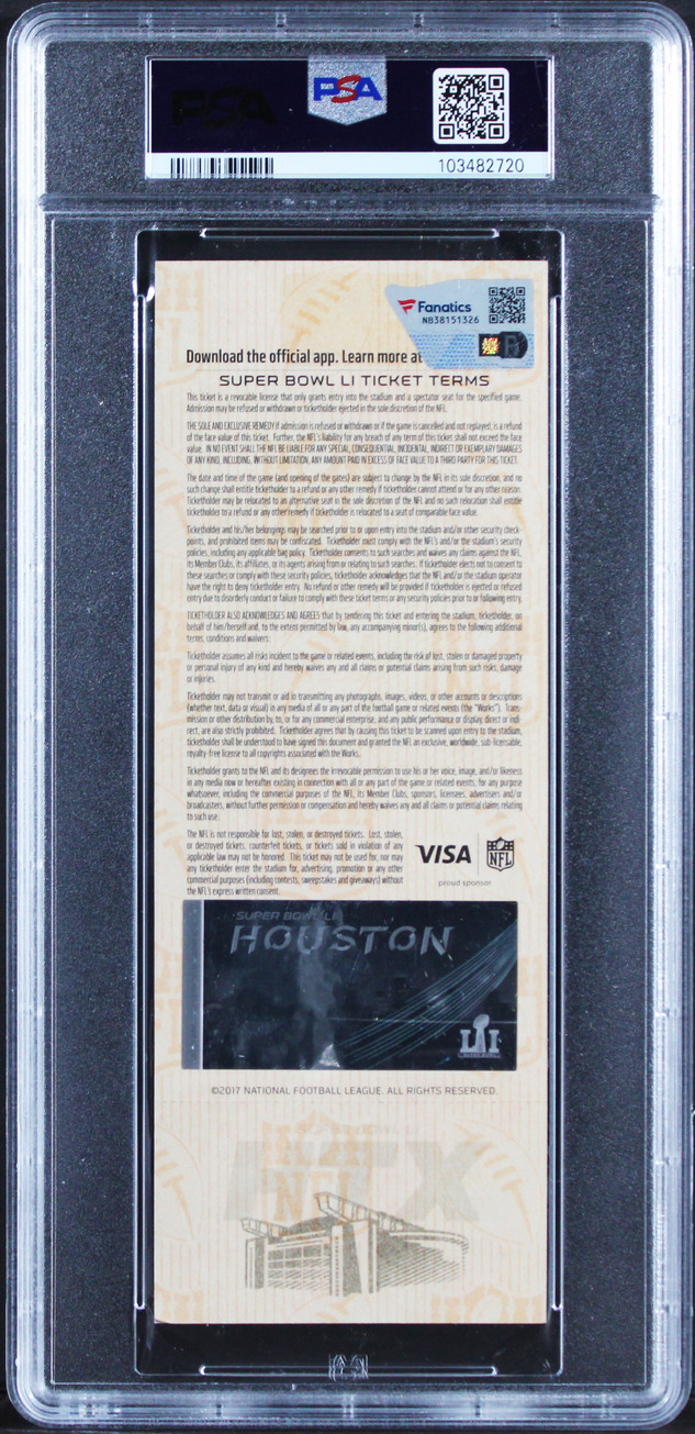 2023 Tom Brady Retirement Ceremony Acrylic Commemorative Ticket Stub – New England Patriots
