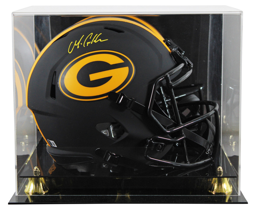 Packers Matthew Golden Signed Eclipse Full Size Speed Rep Helmet W