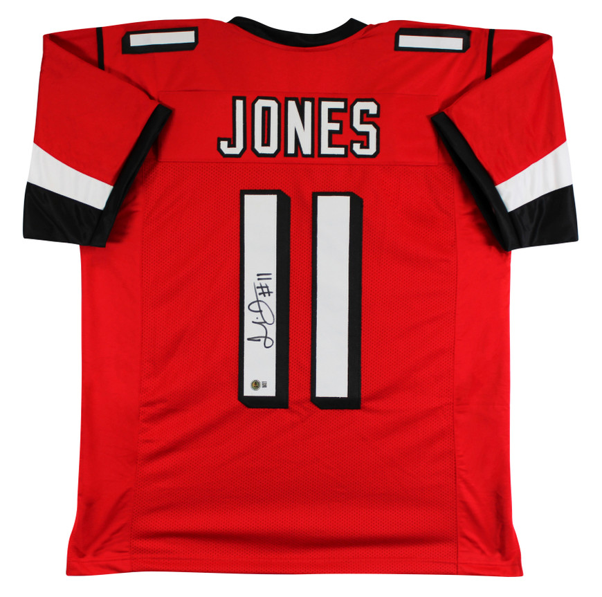 Julio Jones Authentic Signed Red Pro Style Jersey Autographed BAS