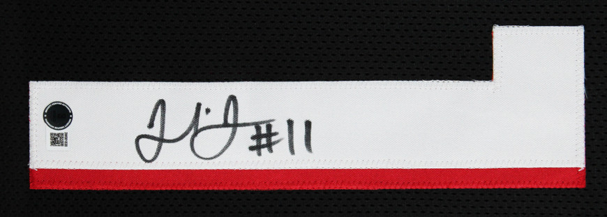 Julio Jones Authentic Signed Black Pro Style Framed Jersey BAS