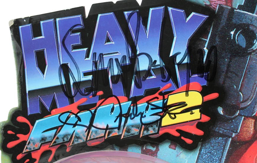 Julie Strain & Simon Bizley Signed Heavy Metal F.A.K.K 4