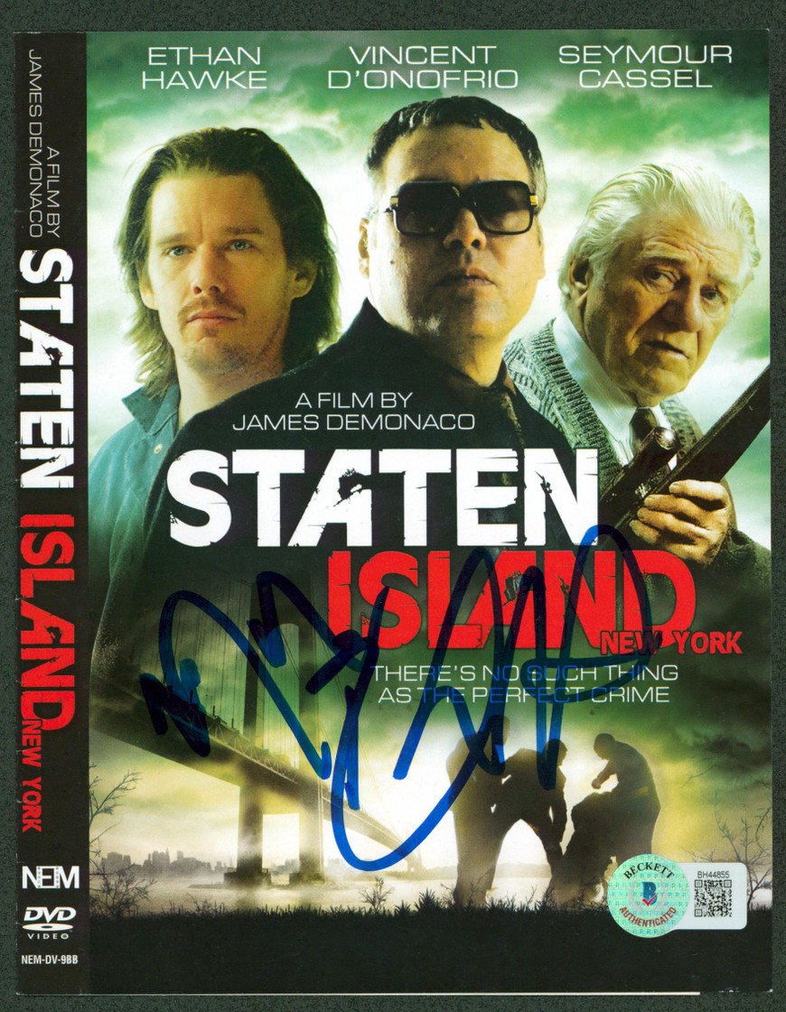 Vincent D'Onofrio & Ethan Hawke Signed Staten Island DVD