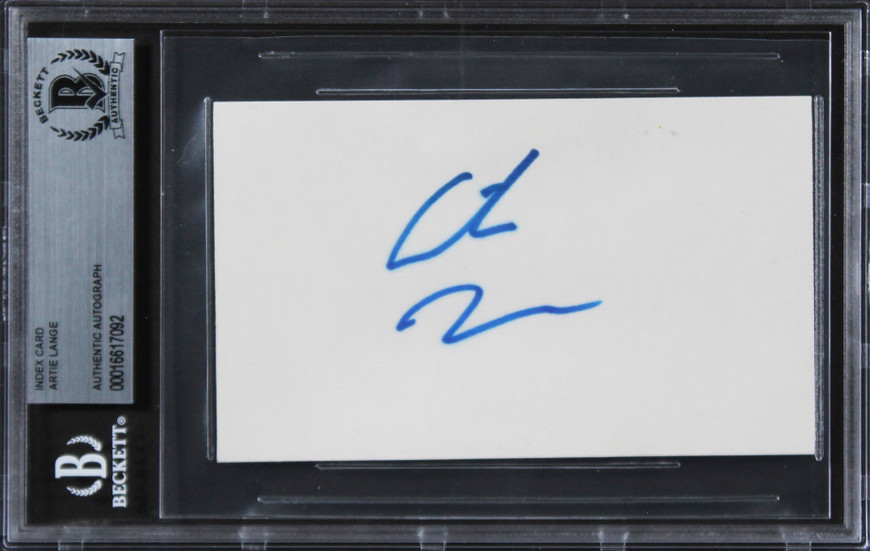 パチュリー・ノーレッジ(サイン入キャンパスボード) Artie Lange The Howard Stern Show Authentic Signed 3x5 Index Card