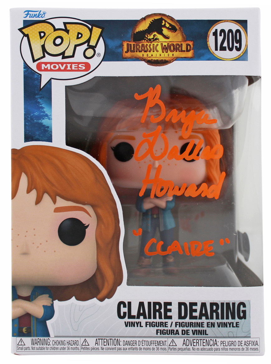 ジュラシック•ワールドブライス・ダラス・ハワード サイン入りfanko pop Bryce Dallas Howard 