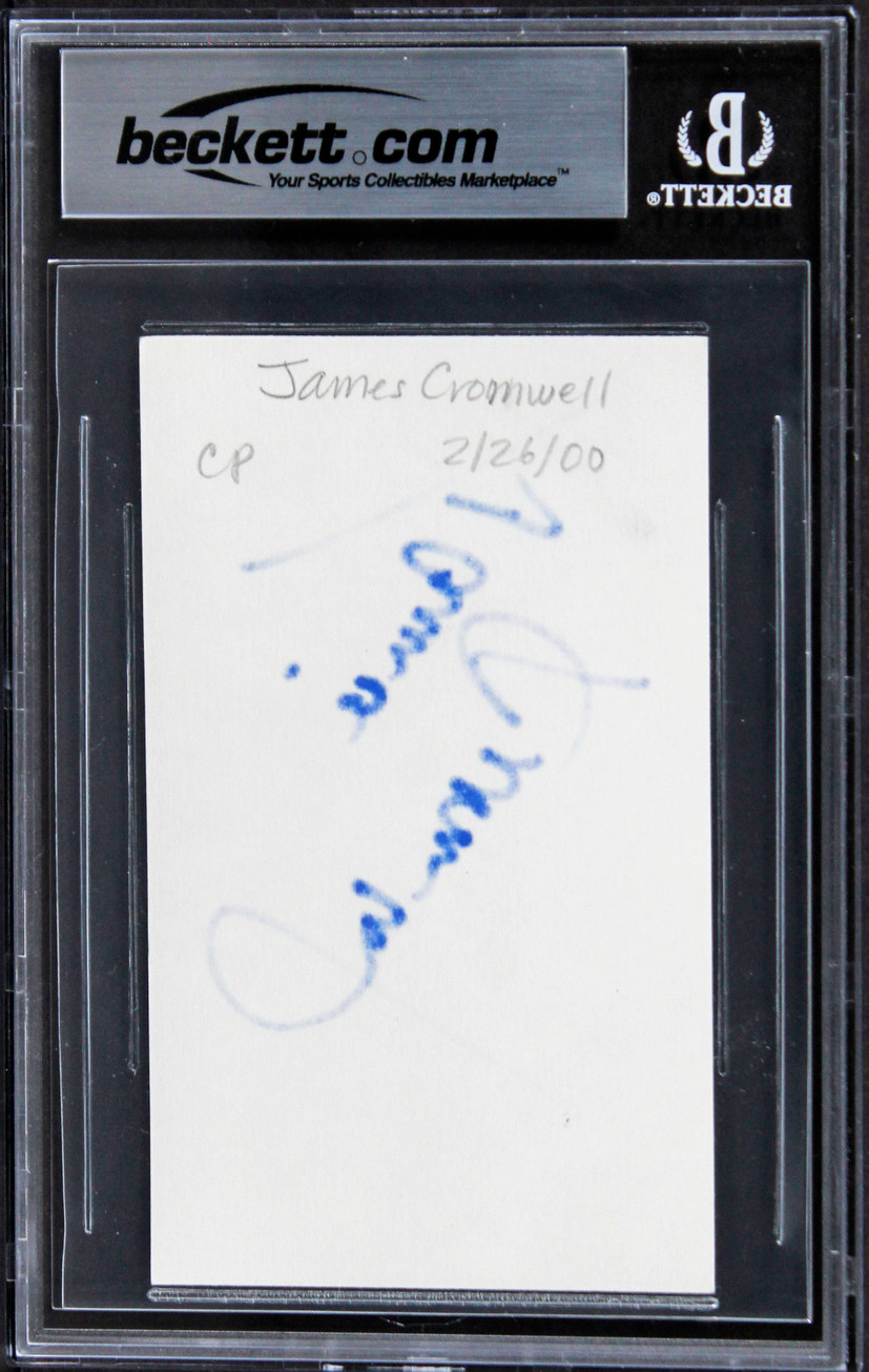 James Cromwell The Green Mile Signed 3x5 Index Card Autographed