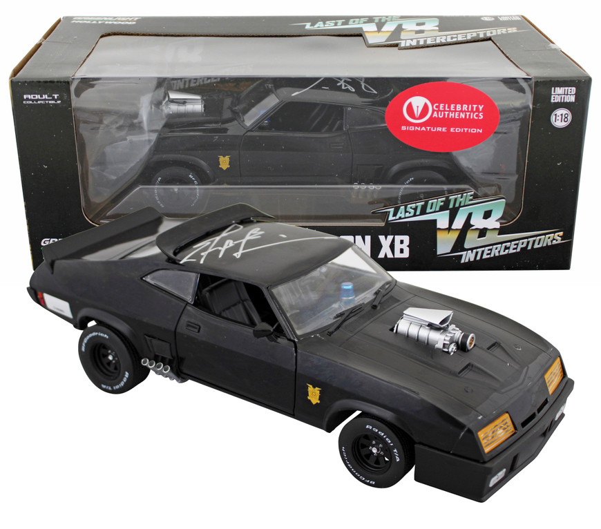 Mel Gibson Mad Max Authentic Signed 1:18 Die Cast Metal 1973 Ford