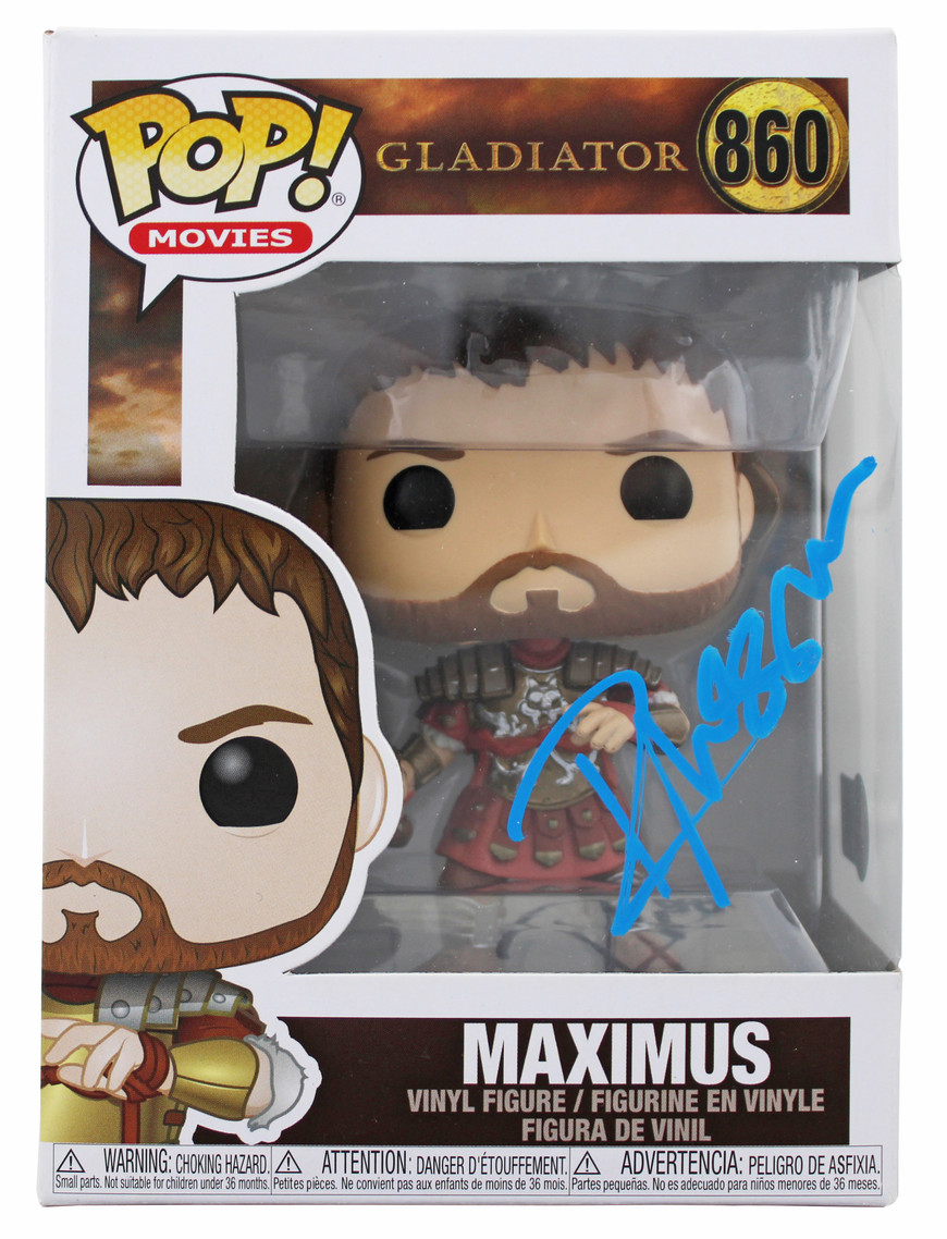 Russell Crowe Gladiator Authentic Signed Maximus #860 Funko Pop