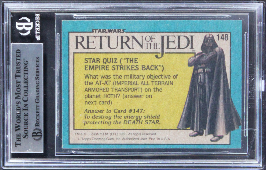 Star Wars (3) Holt, Horrigan & LeFlore Signed 1983 SW ROTJ #148