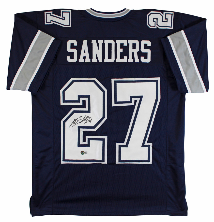 Miles Sanders Authentic Signed Navy Pro Style Jersey Autographed