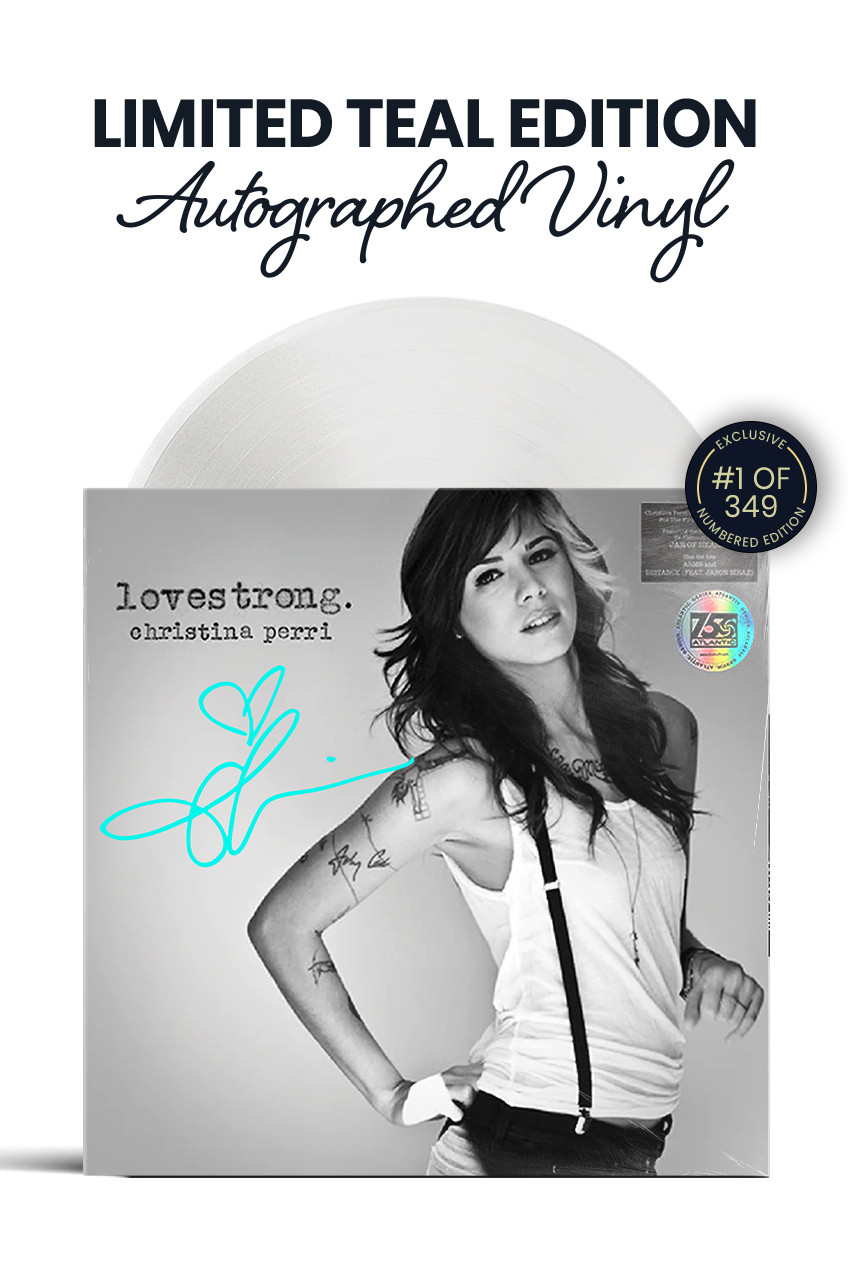 Lovestrong. Clear ATL75 - Christina Perri (Signed Vinyl)