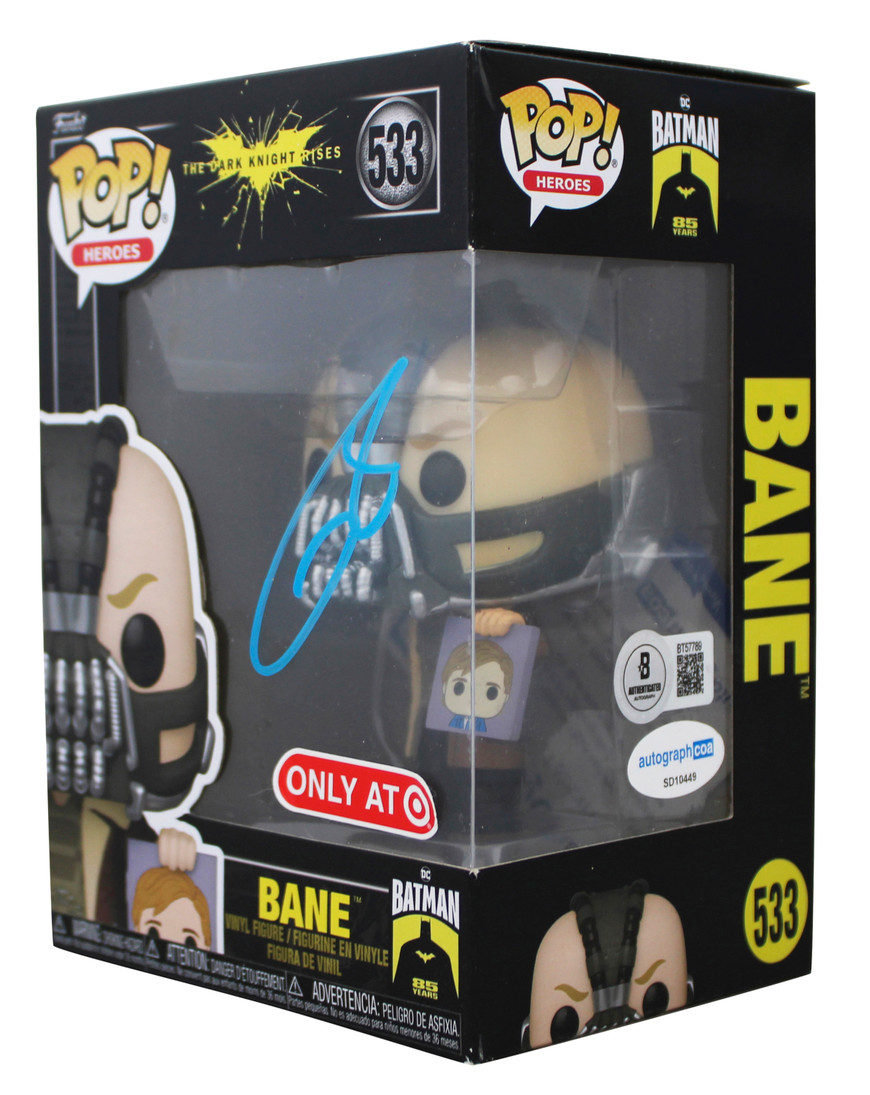 Tom Hardy Batman The Dark Knight Rises Signed #533 Funko Pop