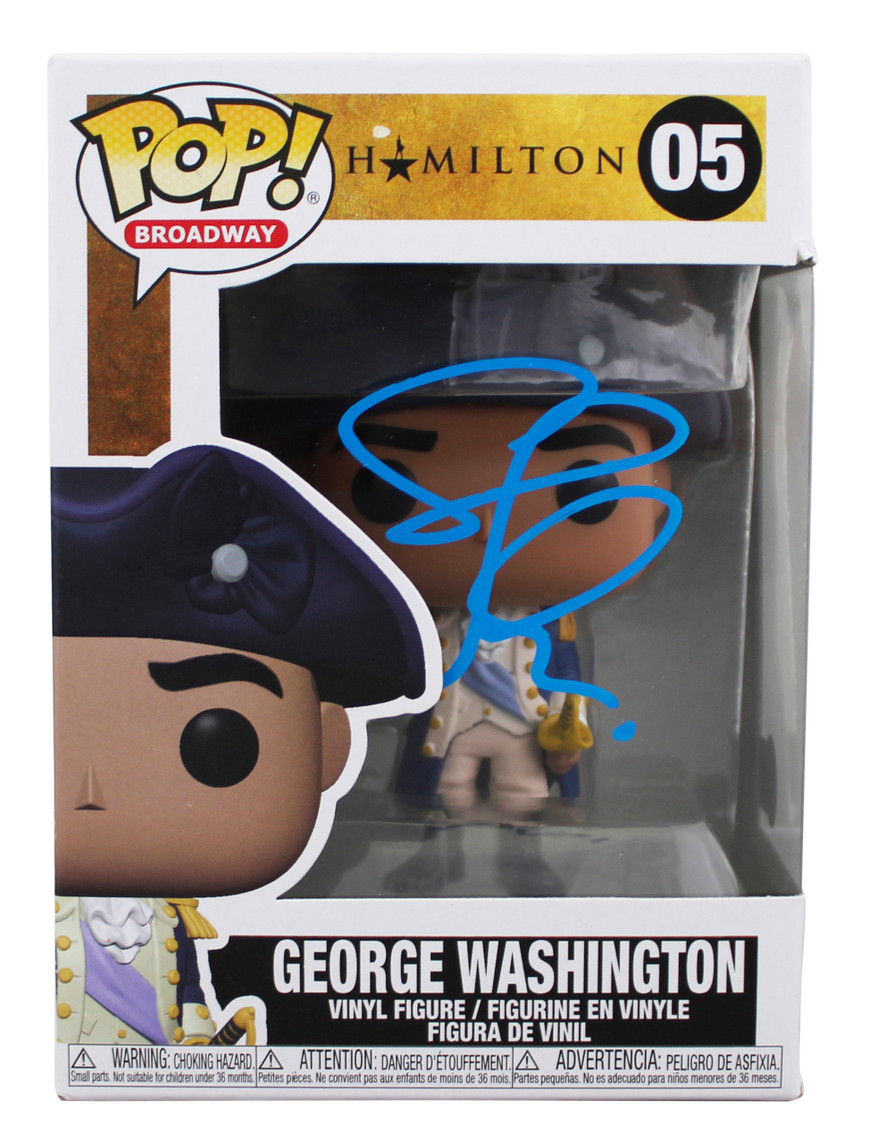 Christopher Jackson Hamilton Signed George Washington #05 Funko