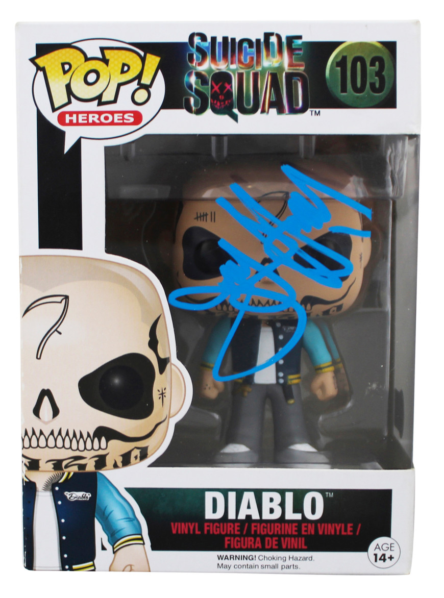 Jay Hernandez Suicide Squad Signed Diablo #103 Funko Pop Figure