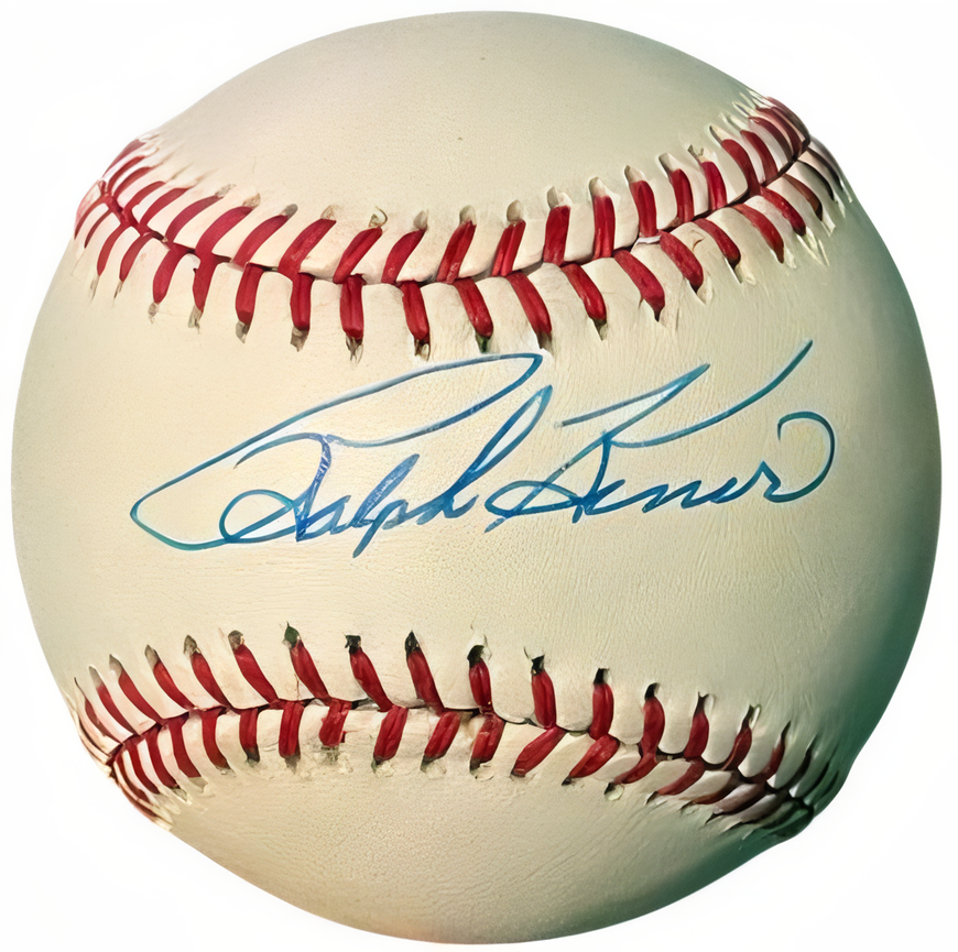 Ronl Ralph Kiner Signed Ronl Official National League Baseball Coa ...