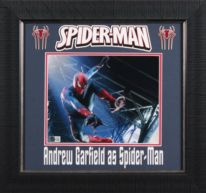 Andrew Garfield The Amazing Spider-Man Signed 8x10 Framed Photo