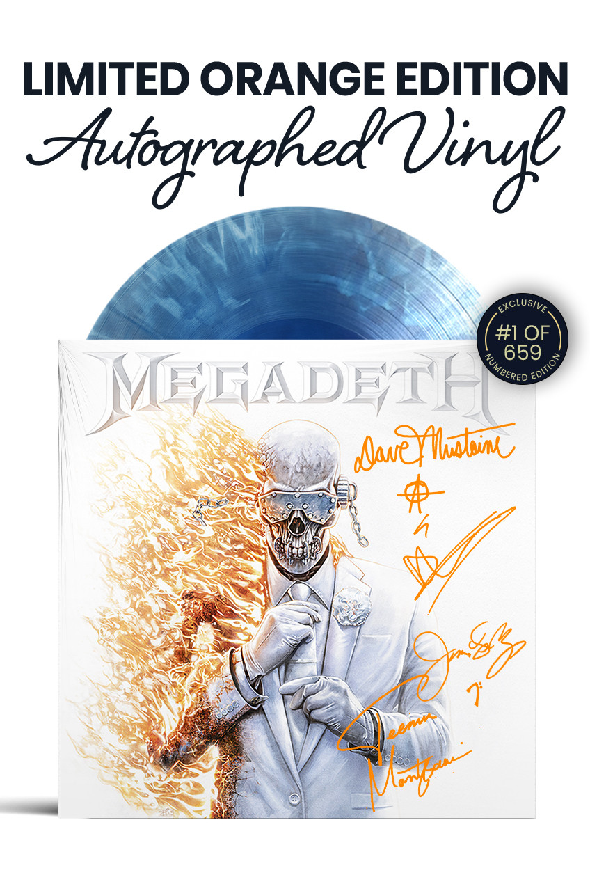 MEGADETH,新品,メガデス,スラッシュメタル,直筆サイン入り Megadeth - Megadeth (Signed Vinyl)