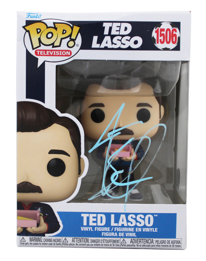 Jason Sudeikis Signed Ted Lasso #1506 Funko Pop Vinyl Figure BAS