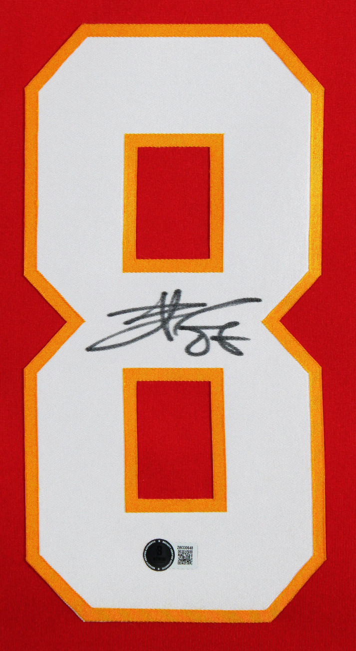 Chiefs Travis Kelce Authentic Signed Red Nike Limited Framed
