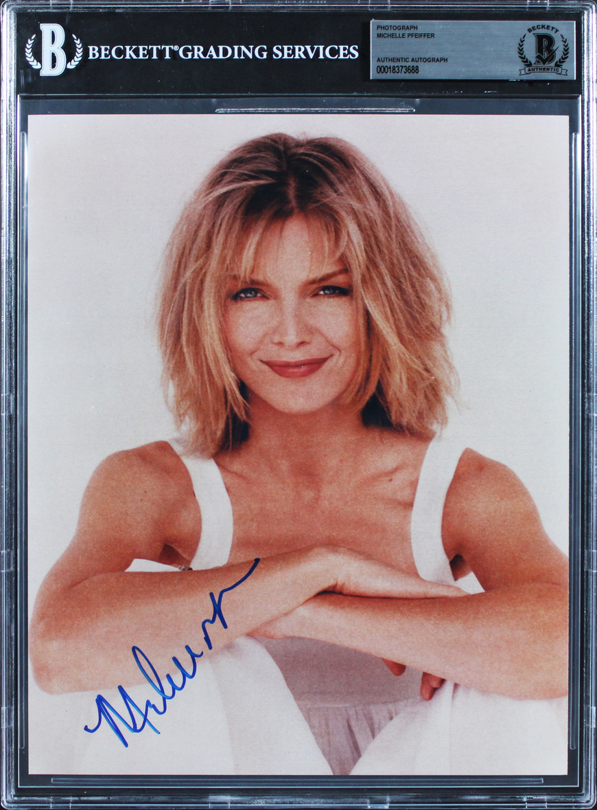 Michelle Pfeiffer Dangerous Minds Authentic Signed 8x10 Photo BAS