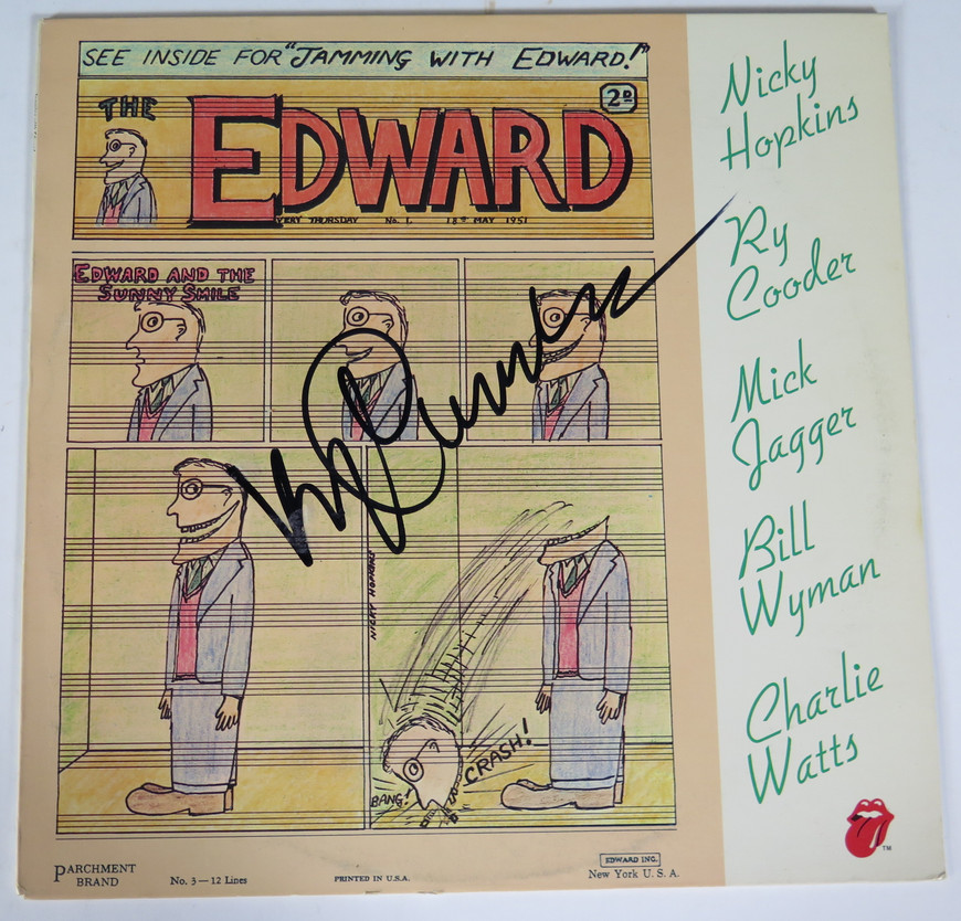 Signed Jamming with Edward! | Rolling Stones | Ry Cooder | JSA