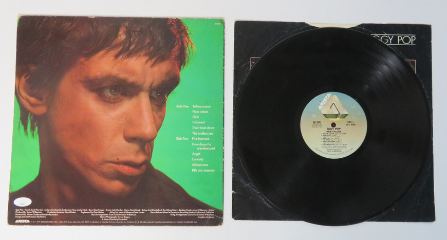 Signed New Values | Iggy Pop | Iggy Pop | JSA