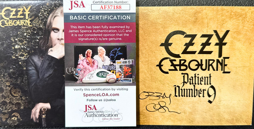 Signed Ozzy Osbourne CD 