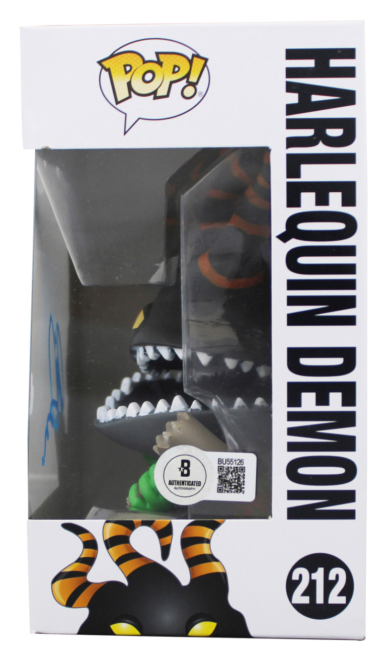 Greg Proops Signed Harlequin Demon #212 Funko Pop Vinyl Figure BAS