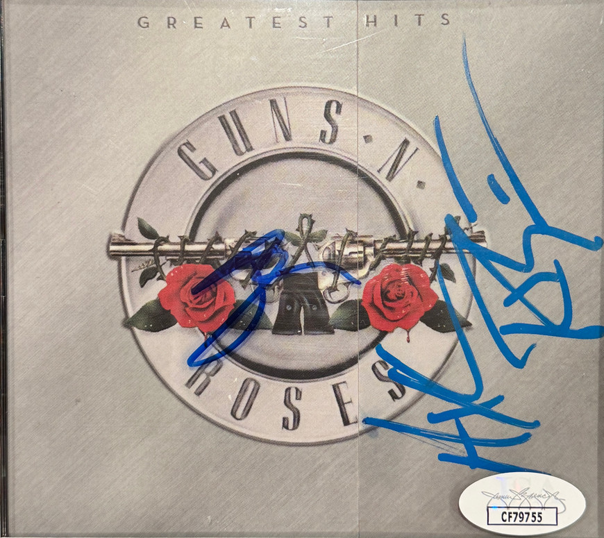 Guns N' Roses Multi-Signed Framed Display – Axl Rose, Slash, Duff