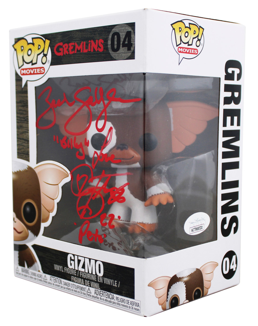 Zach Galligan & Corey Feldman Gremlins Signed Gizmo #04 Funko Pop