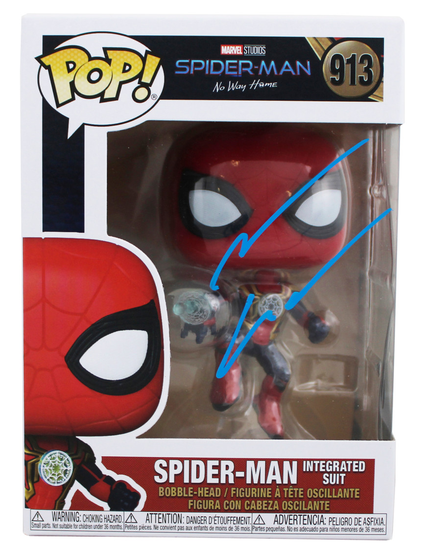 Andrew Garfield Spider-Man Signed #913 Funko Pop Vinyl Figure BAS