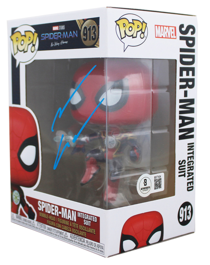Andrew Garfield Spider-Man Signed #913 Funko Pop Vinyl Figure BAS