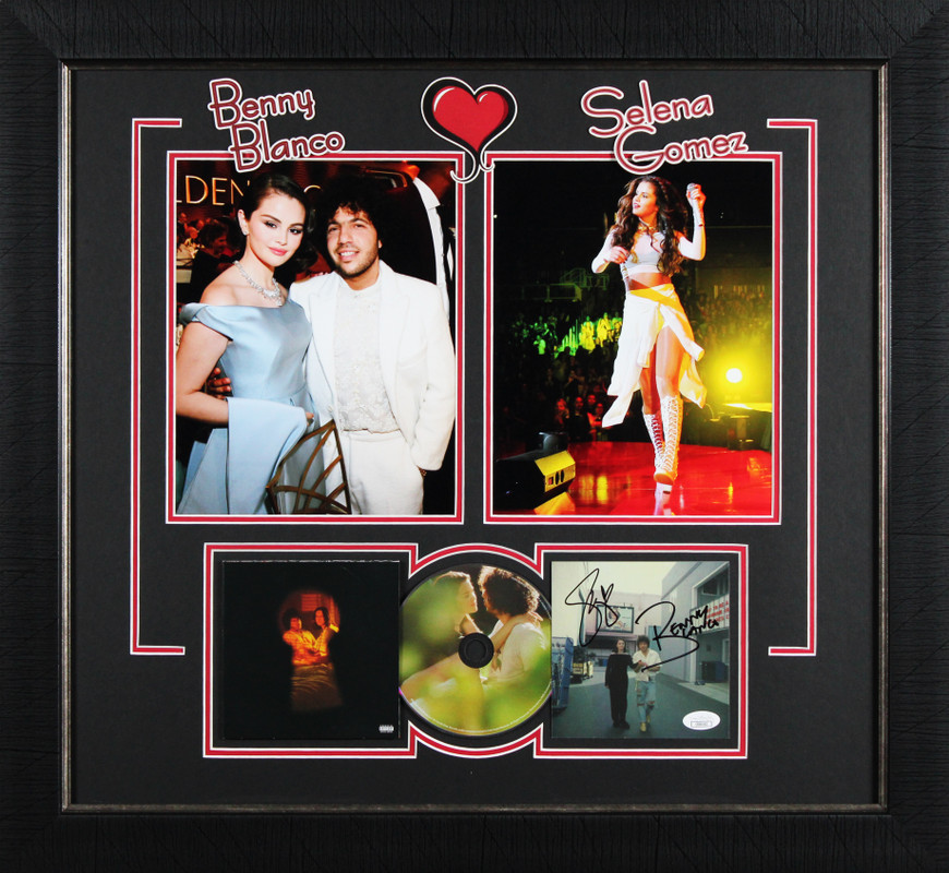 Selena Gomez Benny Blanco Signed & Framed I Said I Love You First