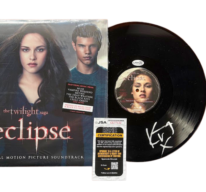 Kristen Stewart Signed Vinyl
