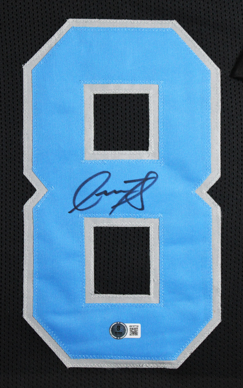 Isaac TeSlaa Authentic Signed Black Pro Style Framed Jersey BAS