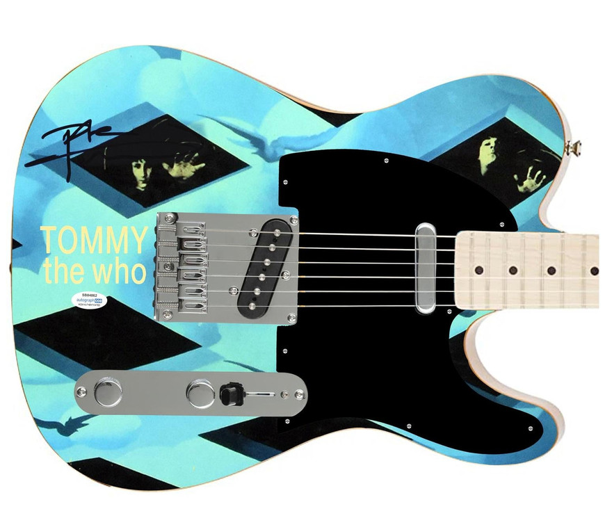 The Who Pete Townshend Signed Fender Tommy Album Lp Cd Graphics