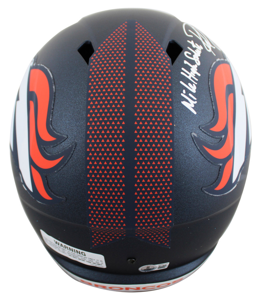 broncos motorcycle helmet Broncos Rod Smith 