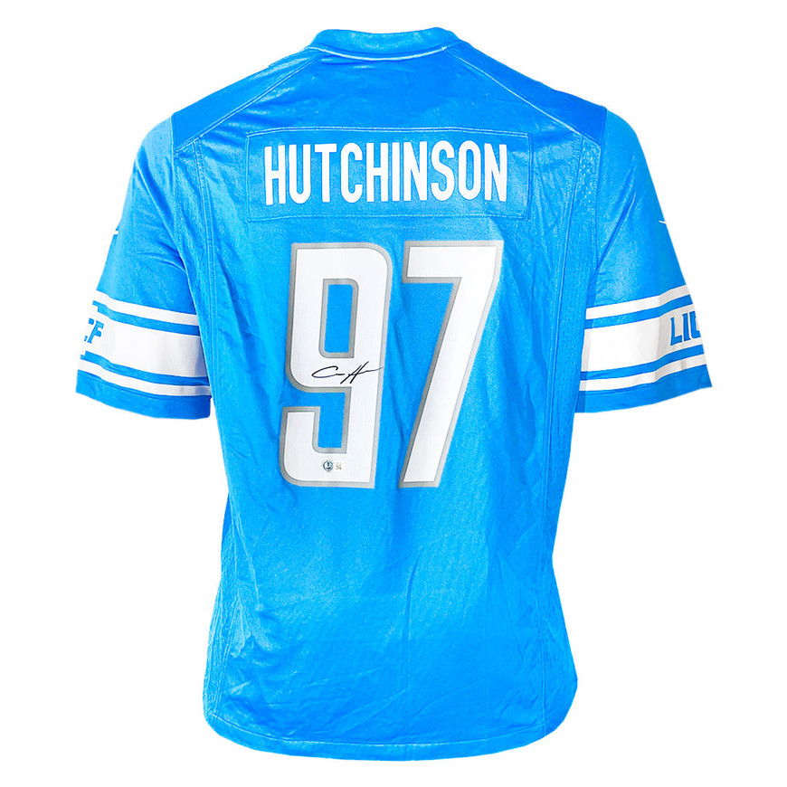 Aidan Hutchinson Signed Authentic Detroit Lions Medium Nike