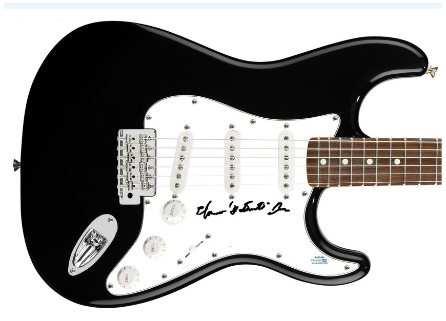 Clarence Gatemouth Brown Signed Autographed Guitar ACOA - Clarence