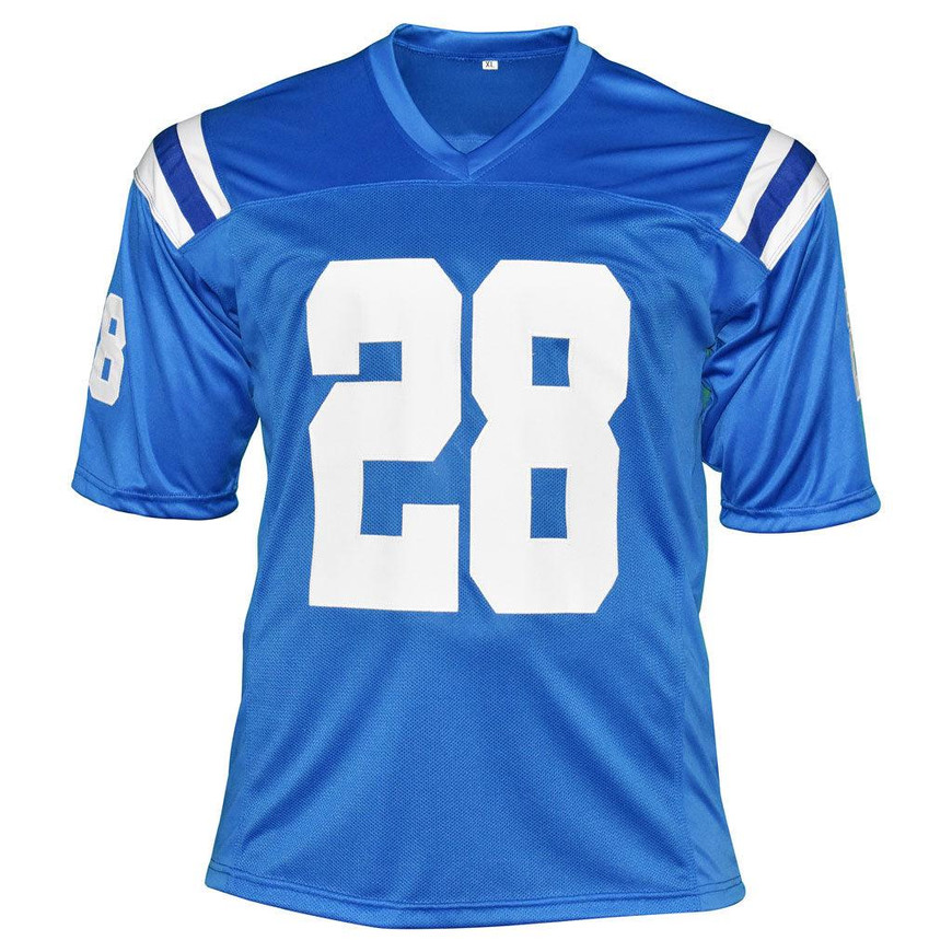 Marlin Jackson Signed Indianapolis Blue Football Jersey (JSA) -