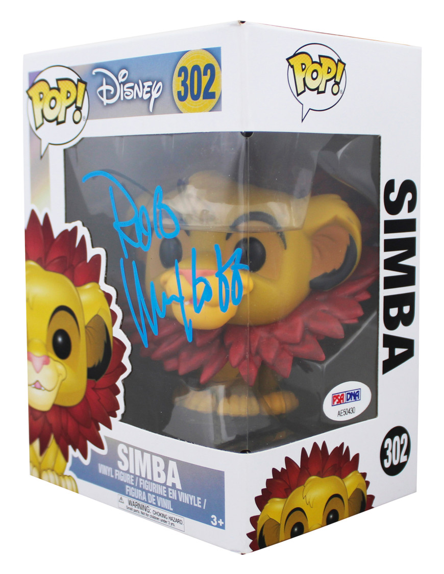 Rob Minkoff The Lion King Signed Simba #302 Funko Pop Figure PSA