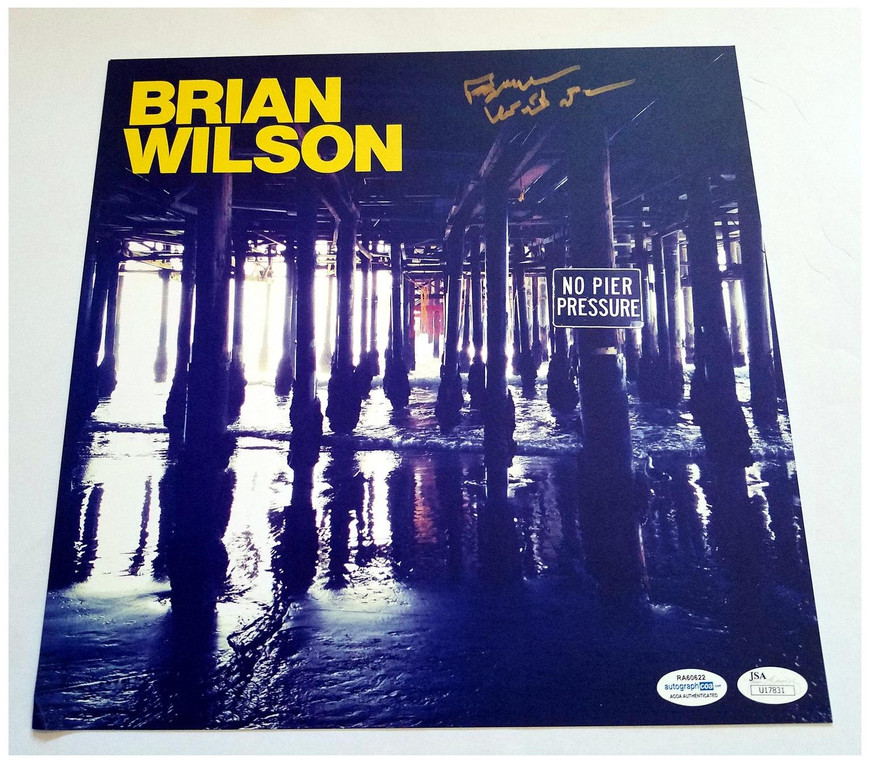 Beach Boys Brian Wilson Signed Autographed Album Record LP ACOA -