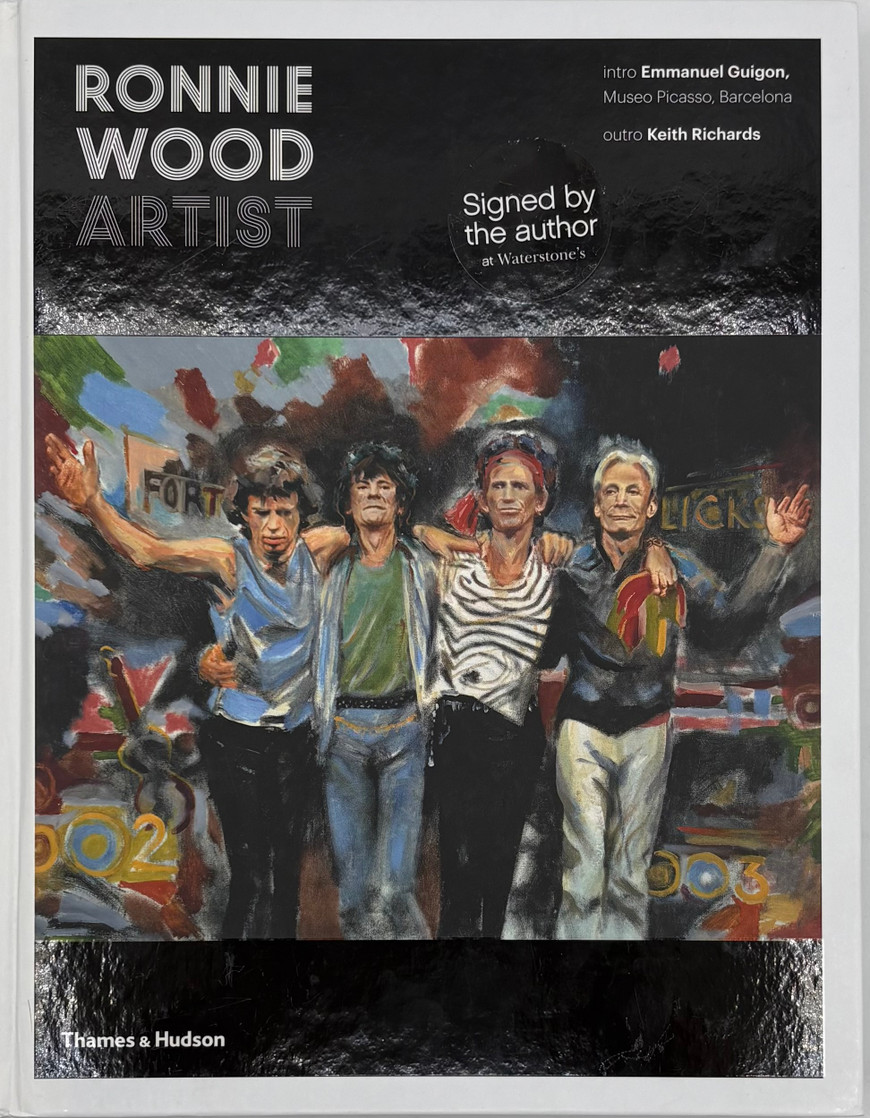Ronnie Wood Signed Artist Book First Edition | Rolling Stones