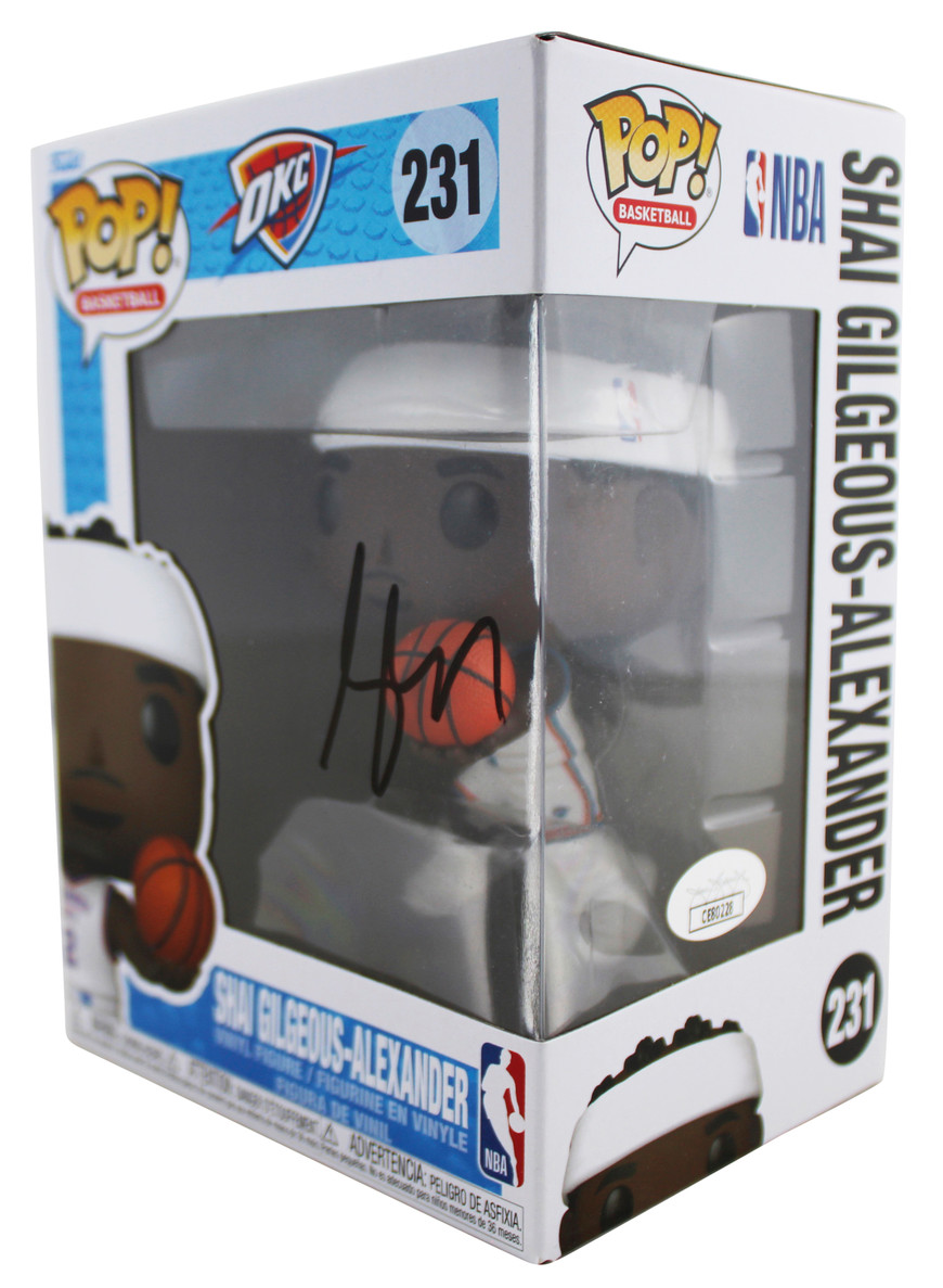 Thunder Shai Gilgeous-Alexander Signed OKC #231 Funko Pop Figure
