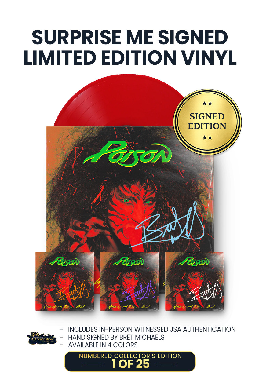 Open Up And Say Ahh! - Poison (Signed Vinyl)