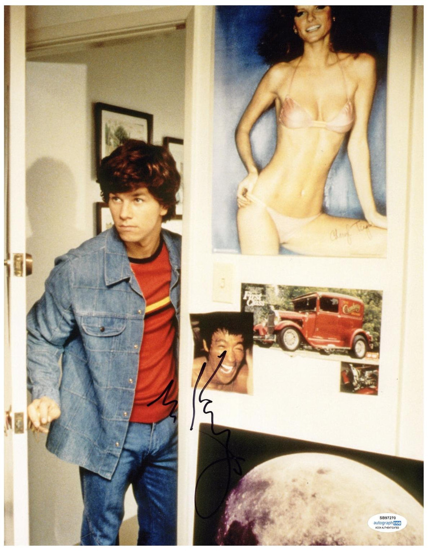 Mark Wahlberg Signed Autographed 11x14 Young Photo ACOA -