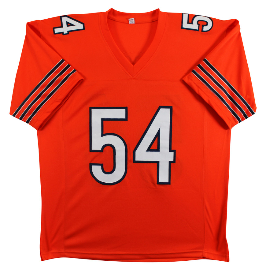 Brian Urlacher Authentic Signed Orange Pro Style Jersey