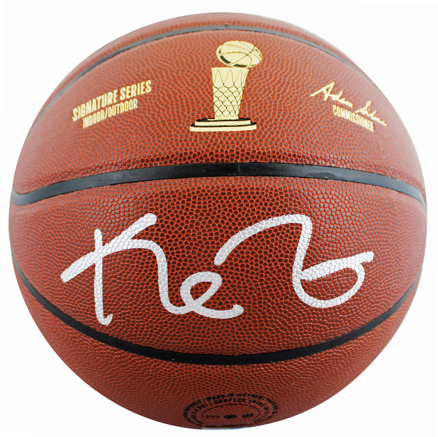 Celtics Kevin Garnett Signed Wilson Trophy Series Basketball w