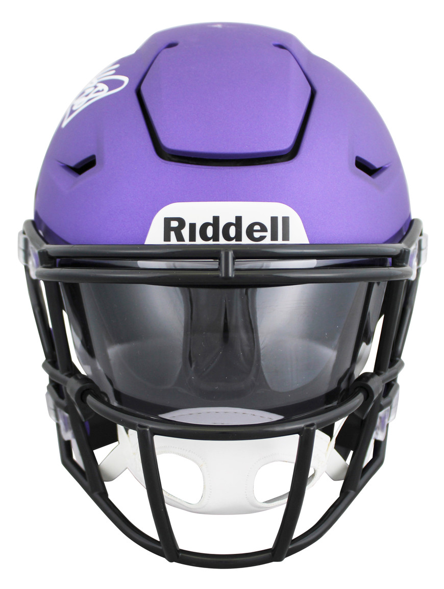 Vikings Adrian Peterson Authentic Signed Speed Flex Midi Helmet