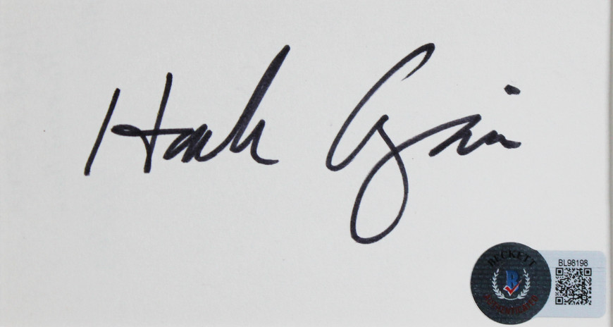 Hank Azaria The Simpsons Authentic Signed & Framed 3x5 Index Card