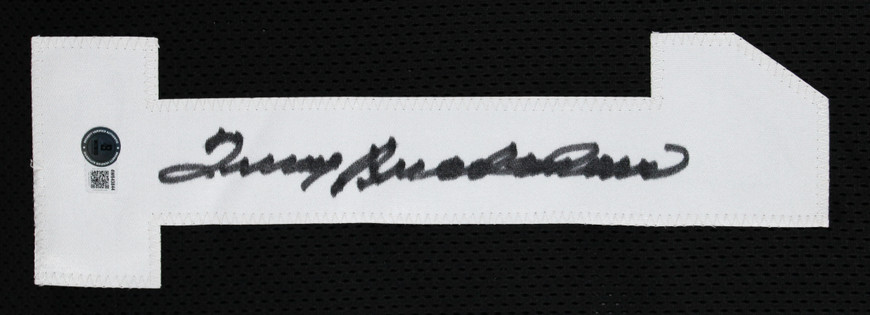Terry Bradshaw Authentic Signed Black Pro Style Framed Jersey BAS